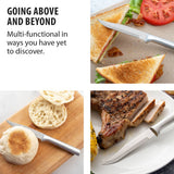 Serrated Steak - Silver Handle