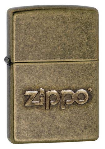 Zippo Stamp Antiqued Brass Lighter SKU 28994-000001
