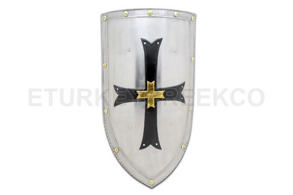 Medieval Warrior Functional Knight Crusader Cross Shield SKU SH-015