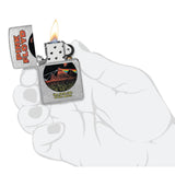 Zippo Pink Floyd Pyramids Street Chrome Windproof Lighter