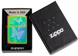 Zippo Butterfly Design Multi-Color Windproof Lighter