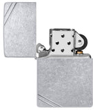 Zippo Street Chrome™ Vintage with Slashes Windproof Lighter