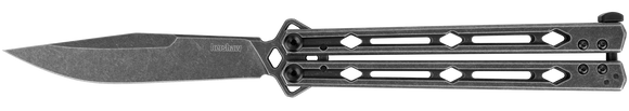 Kershaw Lucha Blackwash Butterfly Knife SKU 5150BW