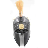 Wearable Medieval Warrior Corinthian Helmet with Plume 18 Gauge Steel SKU TC-132