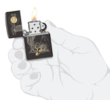 Zippo Western Design High Polish Black Windproof Lighter
