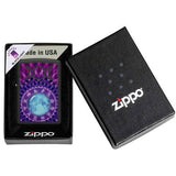 Glowing Zodiac Design Blacklight Zippo Lighter