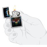 Zippo Slayer Snake Design Street Chrome Windproof Lighter