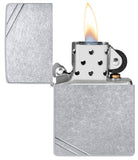 Zippo Street Chrome™ Vintage with Slashes Windproof Lighter