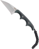 Columbia River Folts Minimalist Fixed Blade Neck Knife 2" Wharncliffe, Green Micarta Handles SKU CRKT 2385