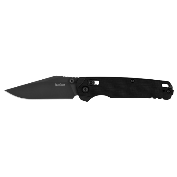 Kershaw Bel Air DuraLock Knife Black Clip Point CPM-MagnaCut Blade/Black G10 Handle SKU 6160BLK