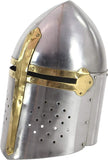 Medieval Warrior Sugarloaf Helmet 18-Gage Steel SKU TC-2211