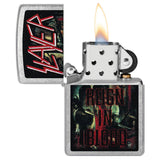 Zippo Slayer Reign in Blood Street Chrome Windproof Lighter