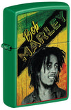 Bob Marley Grass Green Matte Design Zippo Lighter