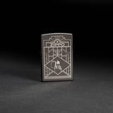 Zippo Art Deco Design Black Ice® Windproof Lighter