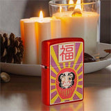 Daruma Design Zippo Lighter
