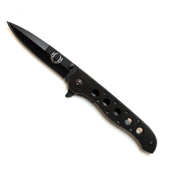 Tactical Spring Assist Folding Knife Stainless Steel Blade SKU 5798