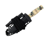 Defender-Xtreme Mini Hunting Knife w/Sheath Desert Camo Stainless-Steel Blade/Desert Camo Handle & Firestarter SKU 9073