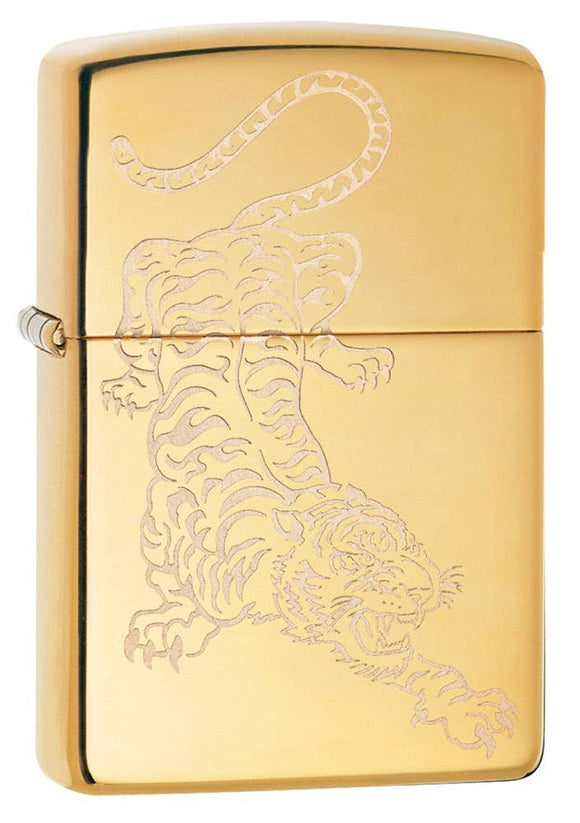 Zippo 254B Tattoo Tiger Design Lighter SKU 29884-000003