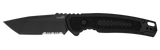 Kershaw Launch 16 Tactical Automatic Knife Tanto Serrated Black SKU 7105