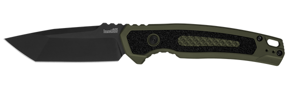 Kershaw Launch 16 Auto Folding Knife Tanto Olive/Black SKU 7105OLBLK