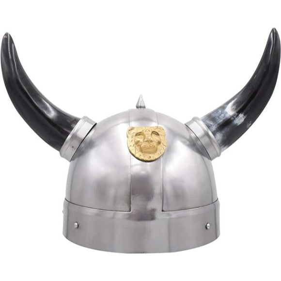Medieval Warrior Viking Barbarian Helmet Wearable 18-Gage Steel SKU TC-80581A