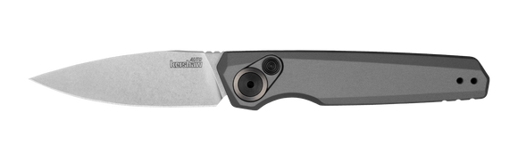 Kershaw Launch 18 Auto Folding Knife Gray Aluminum SKU 7551