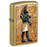 Zippo Guardian of Tombs Street Brass Windproof Lighter