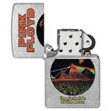 Zippo Pink Floyd Pyramids Street Chrome Windproof Lighter
