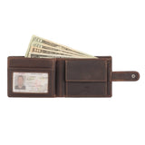 Phoenix Leather Clip Wallet – Men – Chestnut