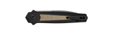 Kershaw Launch 15 MagnaCut Automatic Knife BlackWash CPM-MagnaCut Steel Blade/Black 6061-T6 Alum. with Canvas Micarta Inlay Handle SKU 7950