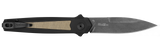 Kershaw Launch 15 MagnaCut Automatic Knife BlackWash CPM-MagnaCut Steel Blade/Black 6061-T6 Alum. with Canvas Micarta Inlay Handle SKU 7950