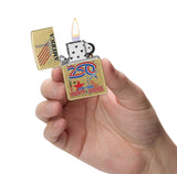 Zippo America250 Liberty & Justice Street Brass Lighter