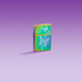 Zippo Butterfly Design Multi-Color Windproof Lighter