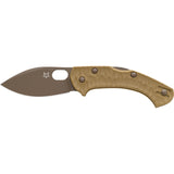 Stainless Steel Lockback Pocket Knife FRN Handle Fox Italy