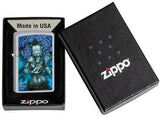 JDH Buddha Dancer Satin Chrome Zippo Lighter