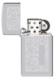 Zippo Slim® High Polish Chrome Venetian® Windproof Lighter
