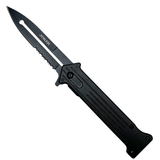 Joker All Black Spring Assisted Folding Knife SKU 13978