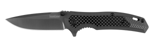Kershaw Fringe A/O Frame Lock Knife Gray SS/Carbon Fiber SKU 8310