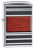 Zippo 250 Steel and Wood Lighter SKU 28676-000003