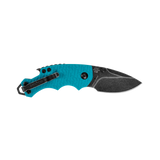 Kershaw Shuffle Liner Lock Multi-Tool Knife Blackwash 8Cr13MoV Steel Blade/Teal Nylon Handle with K-Texture Grip SKU KS8700TEALBW