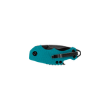 Kershaw Shuffle Liner Lock Multi-Tool Knife Blackwash 8Cr13MoV Steel Blade/Teal Nylon Handle with K-Texture Grip SKU KS8700TEALBW