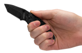Kershaw Shuffle II Tanto Liner Lock Knife Black SKU 8750TBLKBW