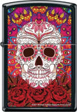 Day of Dead by Mike Dubois - Black Matte Zippo Lighter