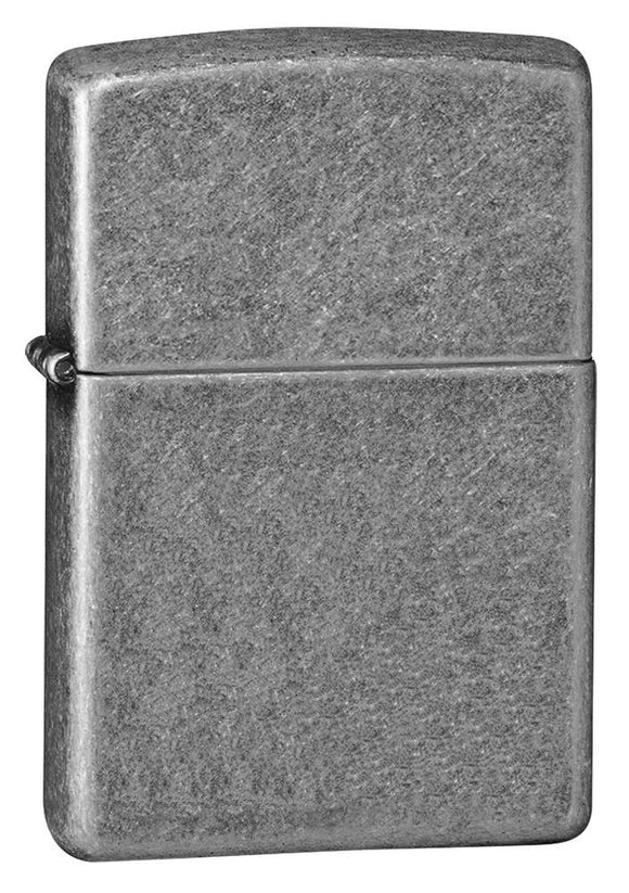Zippo Classic Antique Silver Plate Lighter SKU 121FB-000729