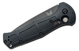 Benchmade Claymore Automatic Knife Cobalt Black CPM-D2 Tool Steel Blade/Black Grivory Handle SKU 9070BK