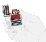 Zippo 250 Steel and Wood Lighter SKU 28676-000003