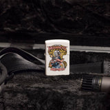 Zippo Megadeth Built for Speed White Matte Windproof Lighter