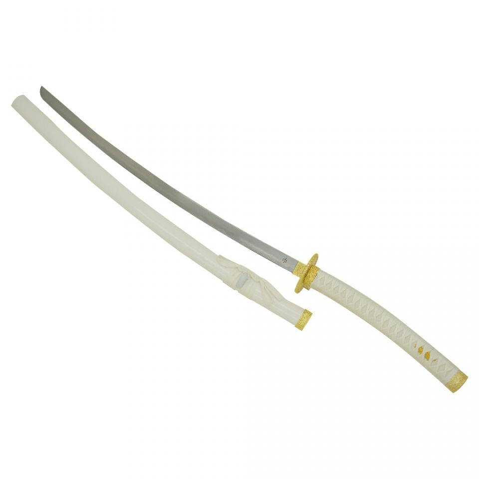 Tactical Two-Tone Samuai Katana Set With Fee Swod Stand