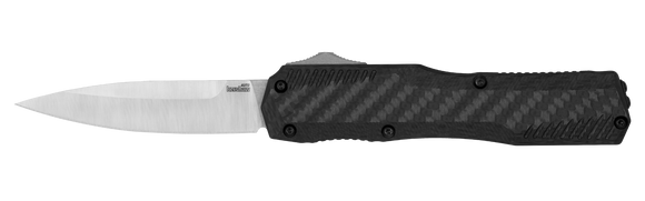 Kershaw Livewire MagnaCut D/A OTF Knife Black/Carbon Fiber SKU 9000CF