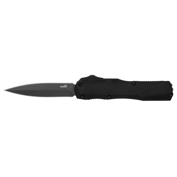 Kershaw Livewire MagnaCut OTF Double Edge Auto Knife Black/Black SKU 9000DE